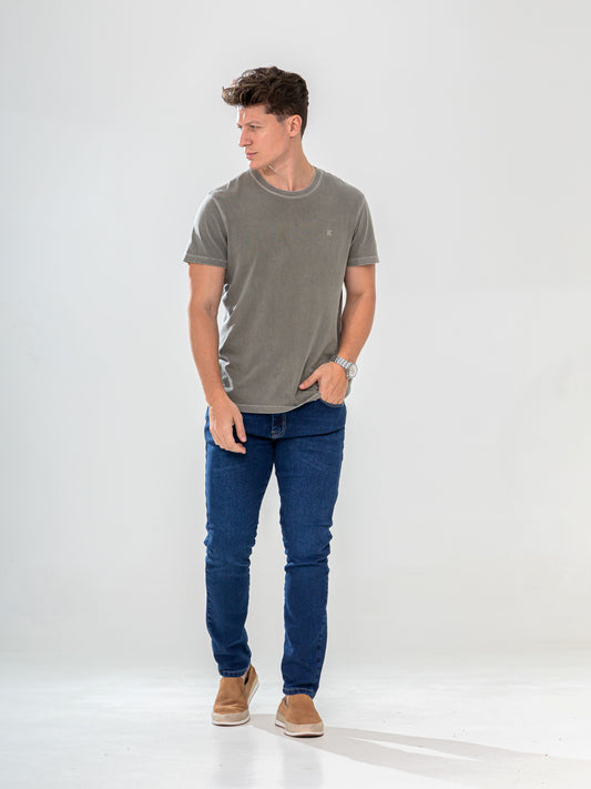 Calça Jeans PRS Skinny Azul Básica