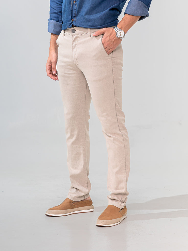 Calça Sarja PRS Sport Fino Bege