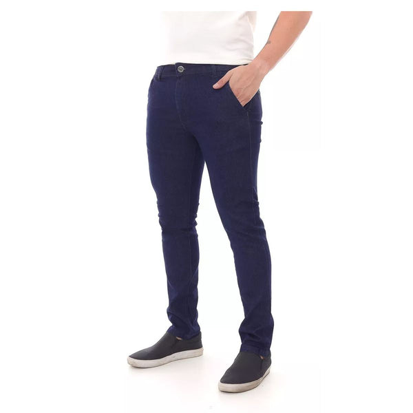 Calça Jeans PRS Sport Fino Azul Intenso Sem Bolso Celular
