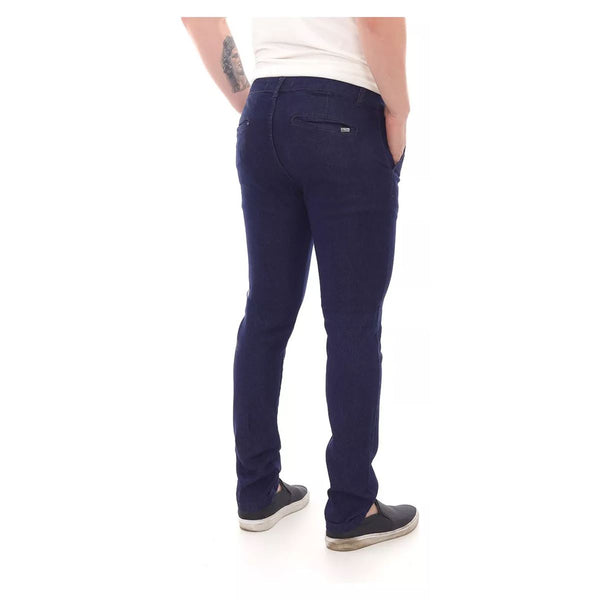Calça Jeans PRS Sport Fino Azul Intenso Sem Bolso Celular