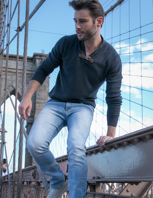 O jeans ideal para encarar baixas temperaturas, com estilo!