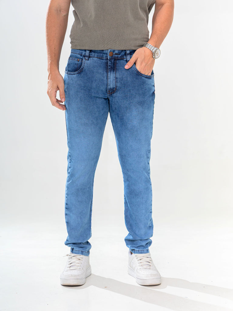 Calça Jeans PRS Skinny Sky Blue Sem Bolso Celular