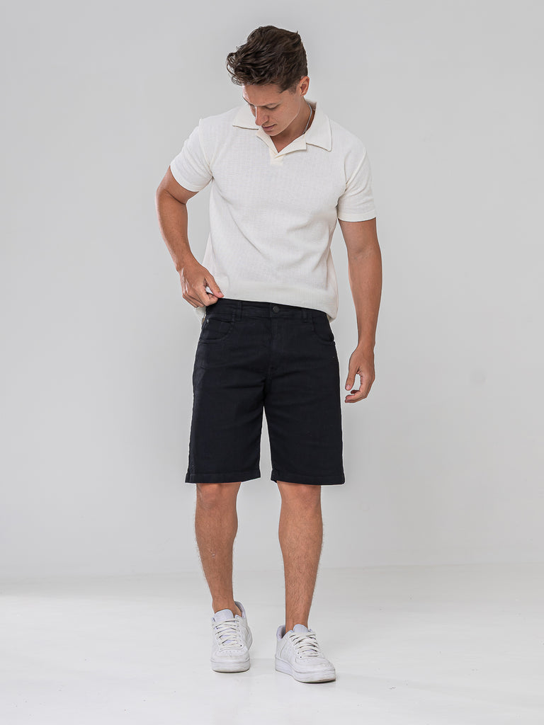 Bermuda Jeans PRS Preta