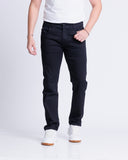 Calça Jeans PRS Preta Lisa Skinny Com Bolso Celular