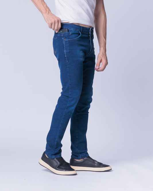 Calça Jeans PRS Skinny Com Bolso Celular