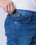 Calça Jeans PRS Skinny Com Bolso Celular
