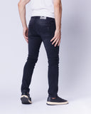 Calça Jeans PRS Preta Skinny Com Bolso Celular