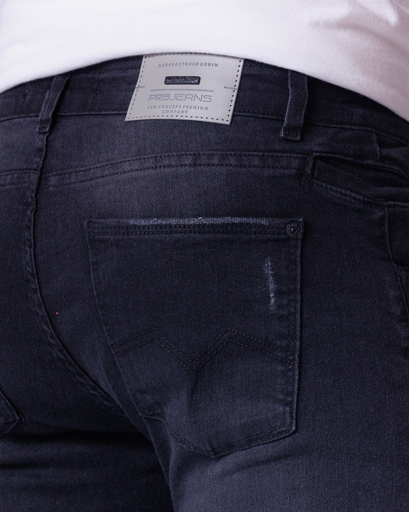 Calça Jeans PRS Preta Skinny Com Bolso Celular