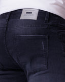 Calça Jeans PRS Preta Skinny Com Bolso Celular