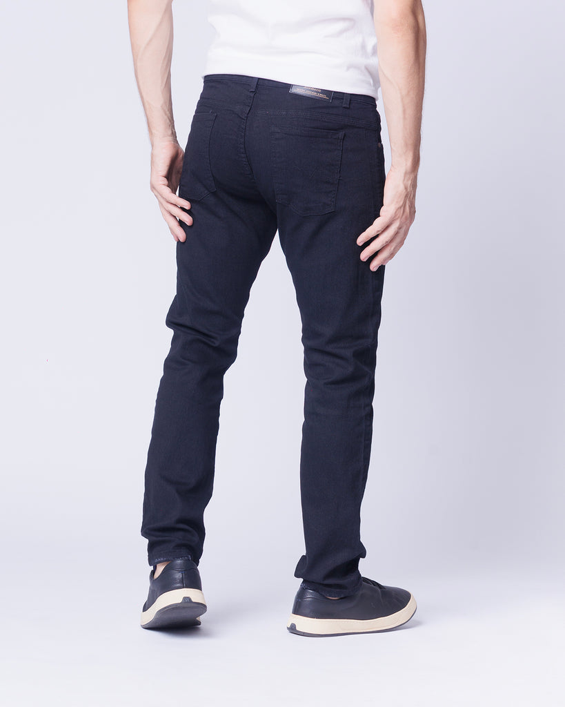 Calça Jeans PRS Preta Lisa Skinny
