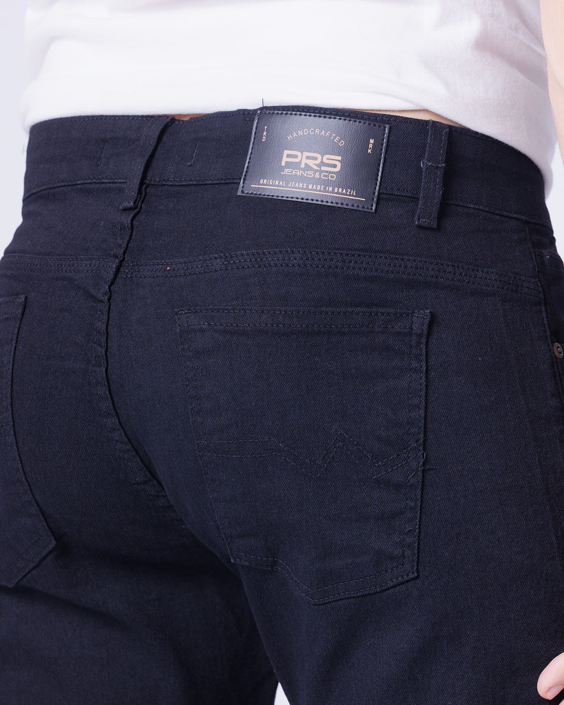 Calça Jeans PRS Preta Lisa Skinny