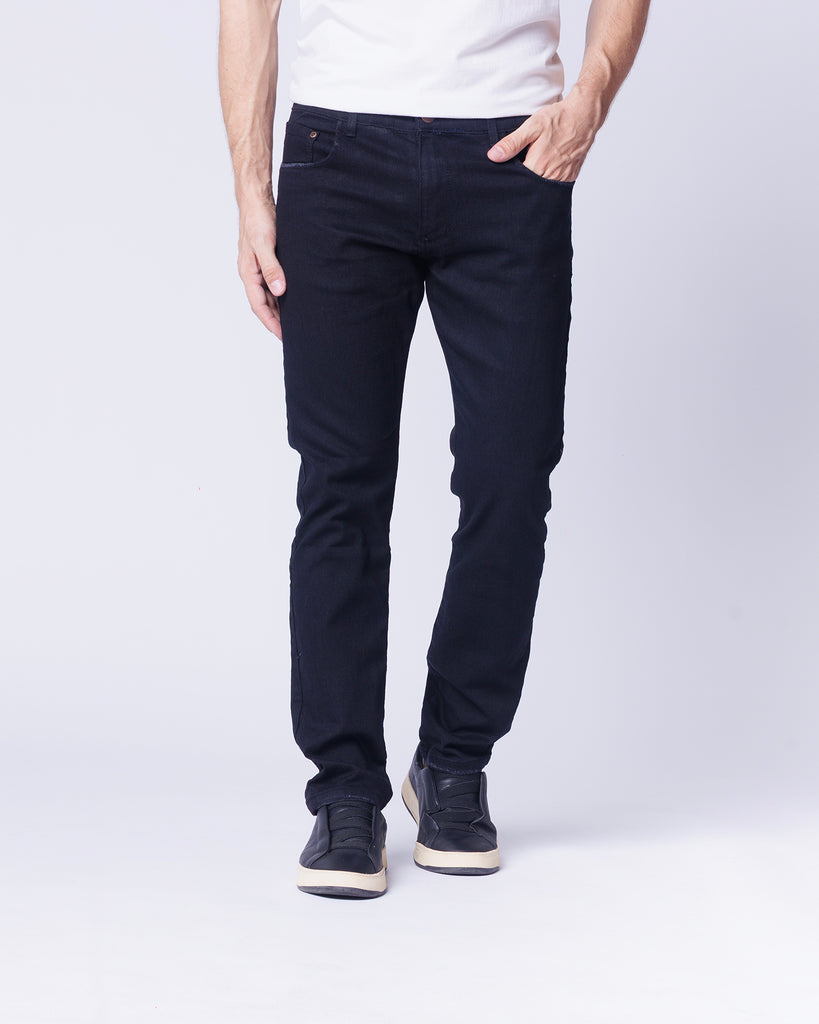 Calça Jeans PRS Preta Lisa Skinny