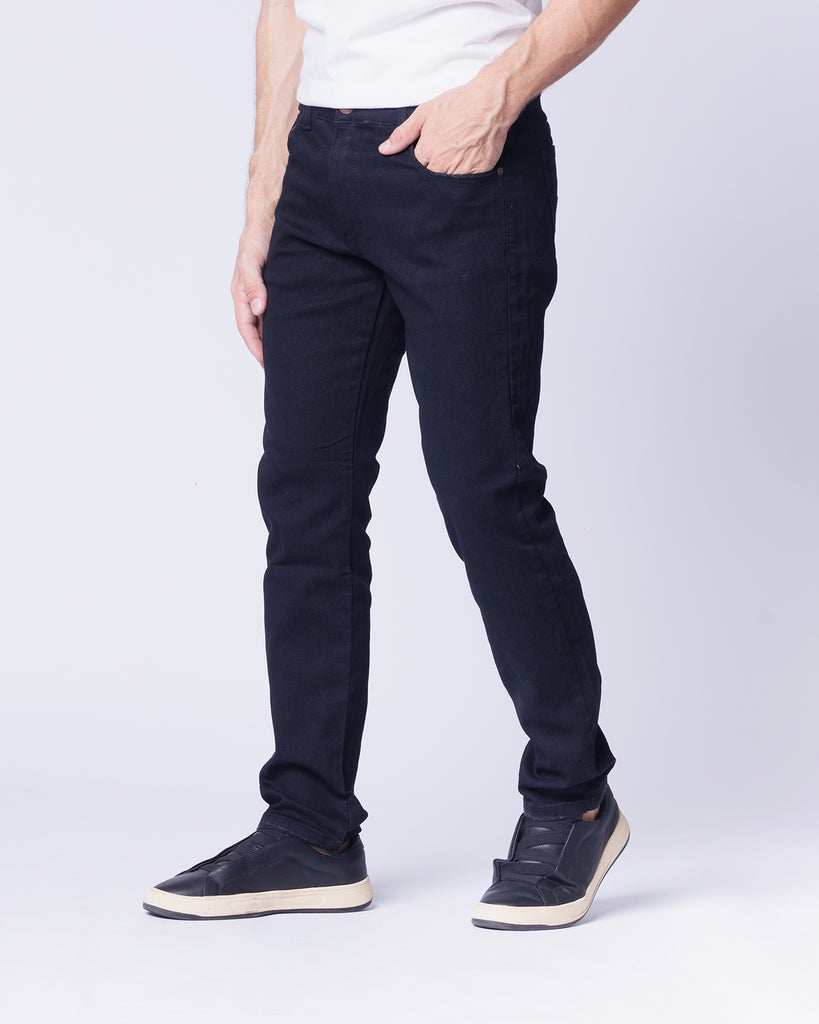 Calça Jeans PRS Preta Lisa Skinny