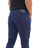 Calça Sarja PRS Skinny Azul Cobalto Sem Bolso Celular