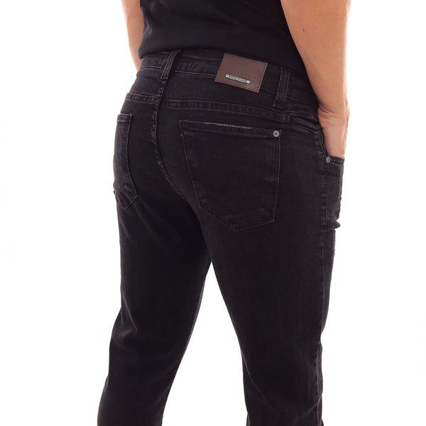 Calça Jeans PRS Black Denim Com Bolso Celular
