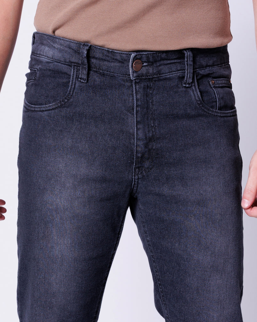 Calça Jeans Cowboy Masculina Country com Bolso Celular Preta Stonada
