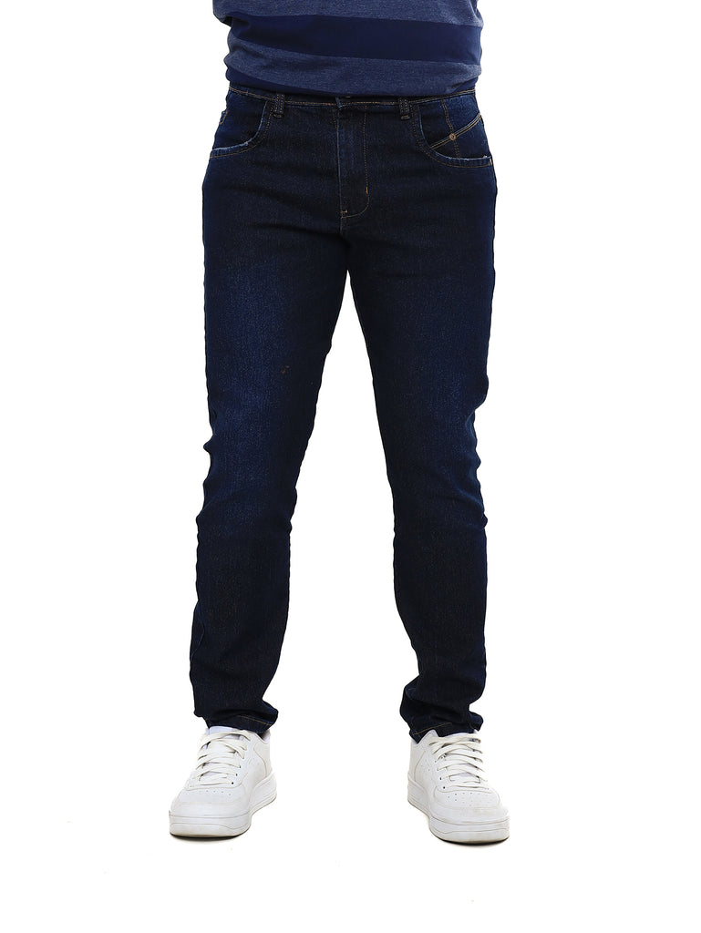 Calça Jeans PRS Skinny Azul Escura Com Bolso Celular