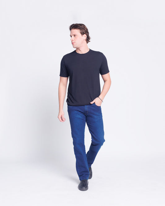 Calça Jeans PRS Comfort Azul Lisa Básica