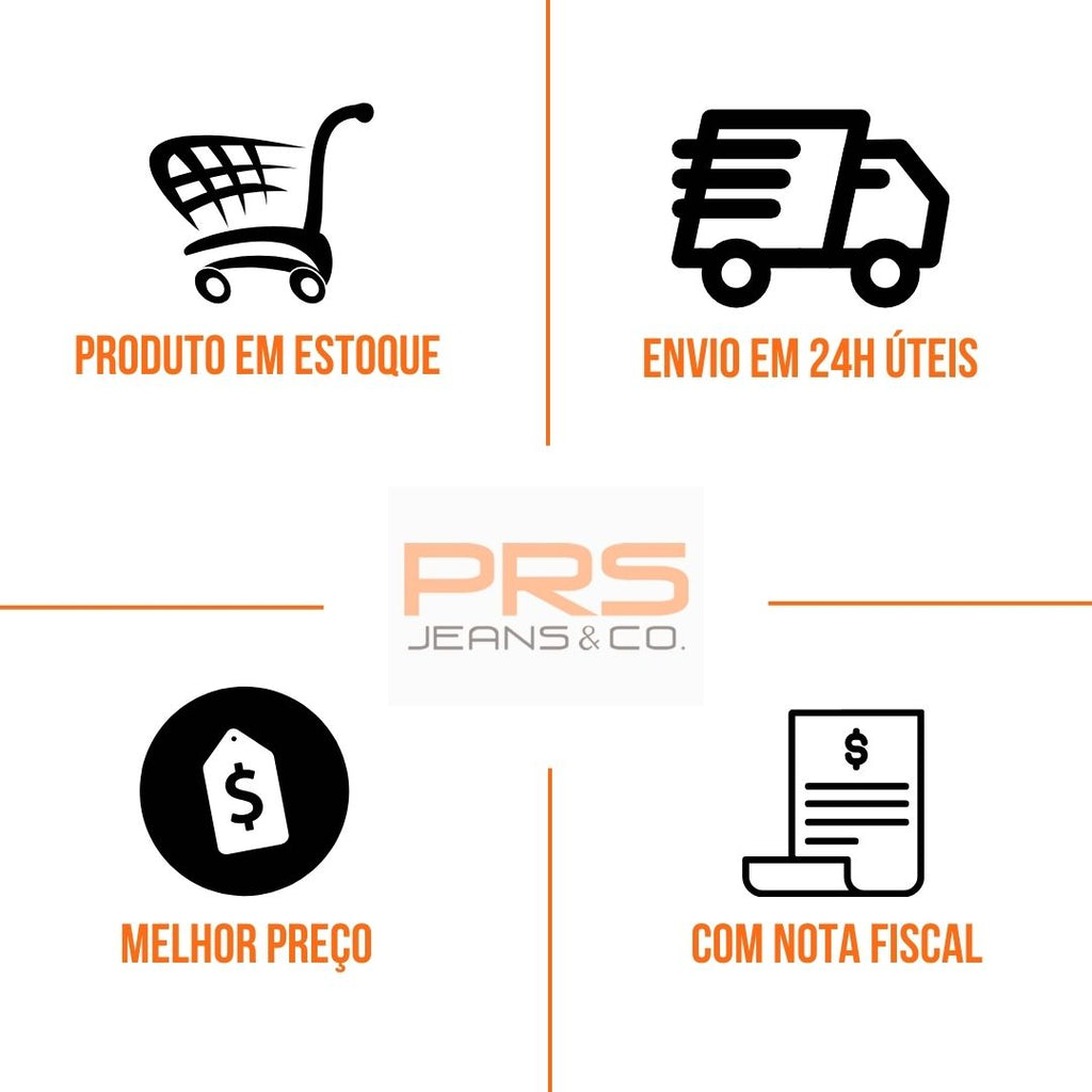 Calça Jeans Preta Plus Size PRS