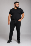 Calça Jeans Preta Plus Size PRS