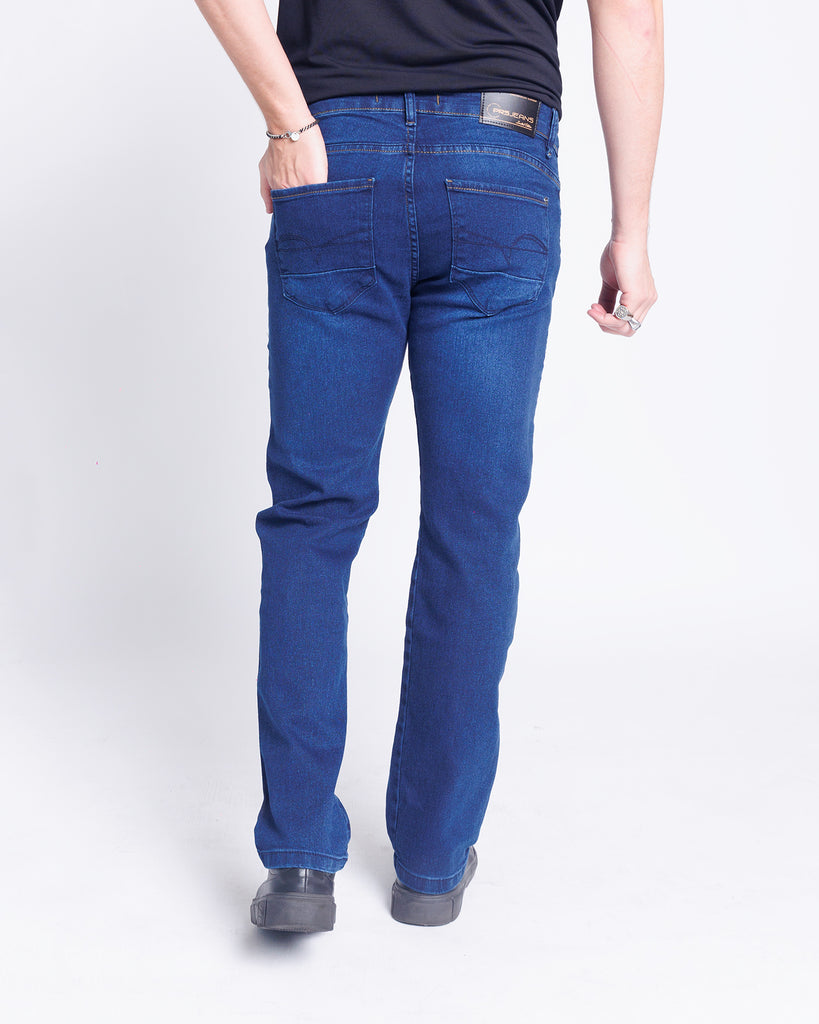 Calça Jeans PRS Comfort Azul Lisa Básica