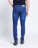 Calça Jeans PRS Skinny Blue Puídos Com Bolso Celular