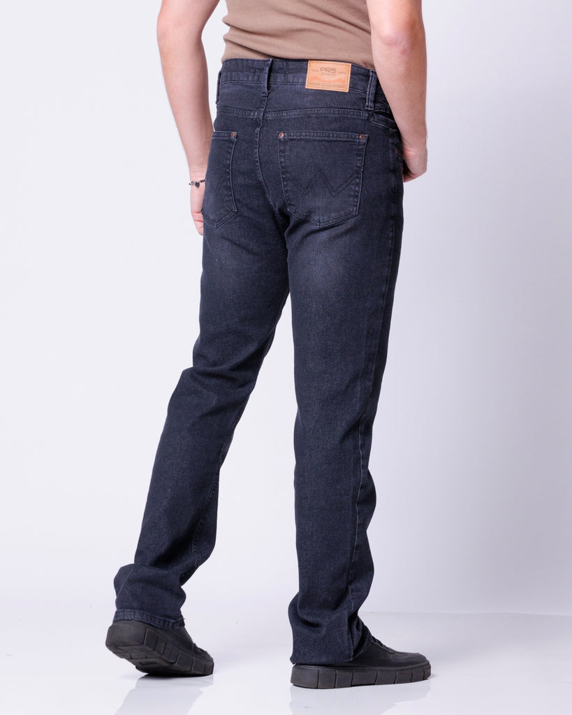 Calça Jeans Cowboy Masculina Country com Bolso Celular Preta Stonada