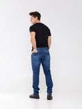 Calça Jeans PRS Skinny Azul Básica Com Bolso Celular