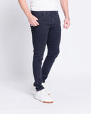Calça Jeans PRS Skinny Preta Com Bolso Celular