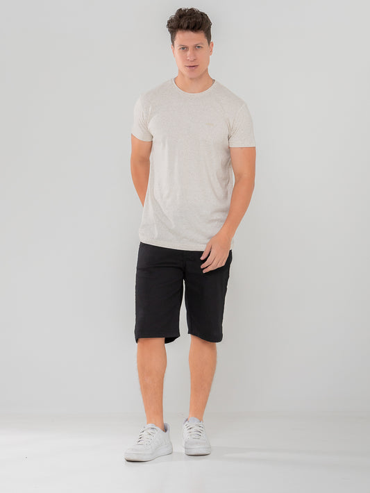 Bermuda Sarja Preta Sport Fino