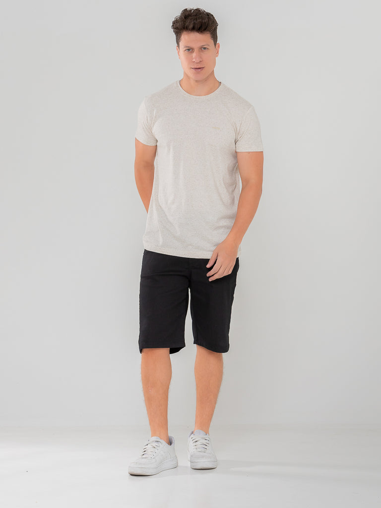 Bermuda Sarja Preta Sport Fino