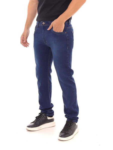 Calça Jeans PRS Skinny Blue Basic Sem B.C