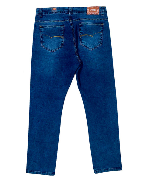 Calça Jeans Plus Size PRS Azul Jeans Sem Bolso Celular