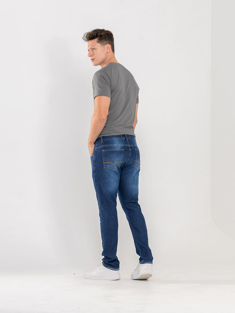 Calça Jeans PRS Skinny Original Blue Denim Com Bolso Celular