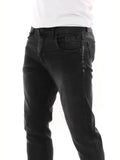 Calça Jeans PRS Comfort Black Stone Com Bolso Celular