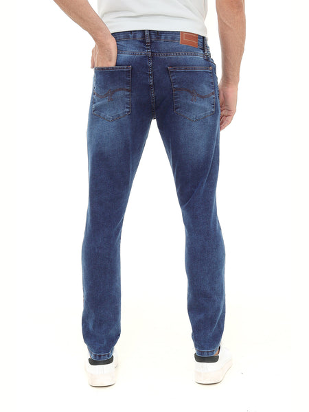 Calça Jeans PRS Skinny Lavagem Laser Com Bolso Celular