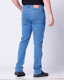 Calça Jeans Cowboy Masculina Country com Bolso Celular Azul Clara