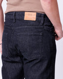Calça Jeans Cowboy Masculina Country com Bolso Celular Preta