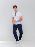 Calça Jeans PRS Comfort Amaciado Puídos Com Bolso Celular