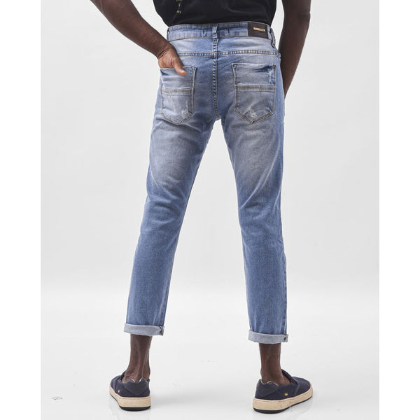 Calça Jeans PRS Super Skinny Clara Rasgos Com Bolso Celular