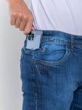 Calça Jeans PRS Skinny Basic Com Bolso Celular