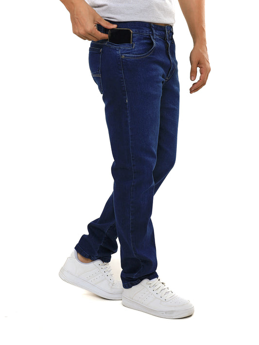 Calça masculina jeans com lavagem escura