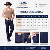 Calça Jeans Cowboy Masculina Country com Bolso Celular Azul