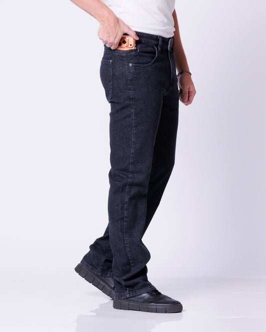Calça Jeans Reta Com Bolso Celular Várias Cores