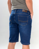Kit Bermuda Jeans Azul e Preta