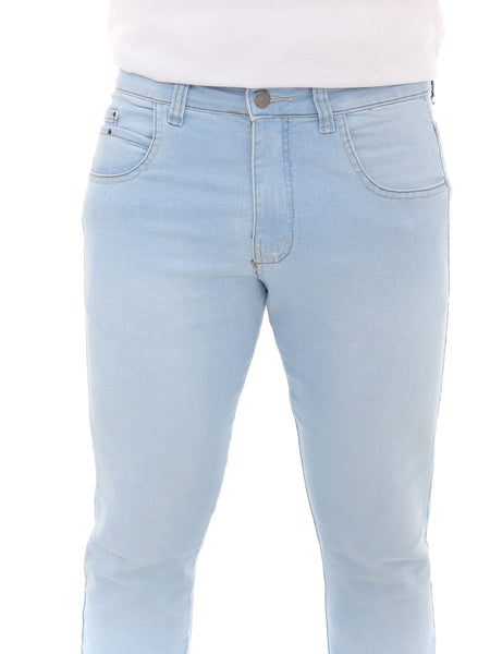 Calça Jeans PRS Skinny Sky Blue Sem Bolso Celular