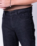 Calça Jeans Cowboy Masculina Country com Bolso Celular Preta