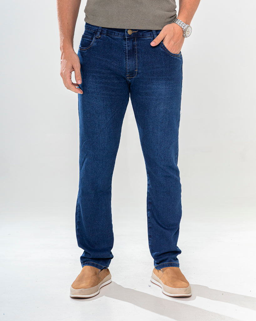 Calça Jeans PRS Skinny Azul Básica