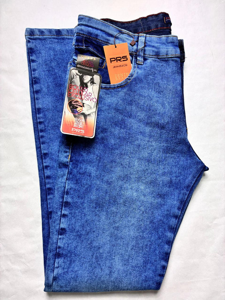 Calça Jeans PRS Skinny Com Bolso Celular