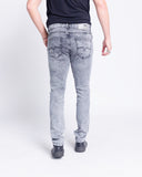 Calça Jeans PRS Skinny Black Marmorizada Com Bolso Celular
